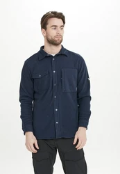WHISTLER Fleeceshirt Enzo Hellblau/Dunkelblau/Blau