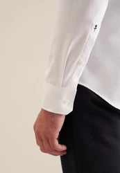 seidensticker Businesshemd Slim Langarm Kentkragen Uni 