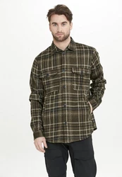 WHISTLER Fleeceshirt Dewey Dunkelgrün/Khaki/Grün