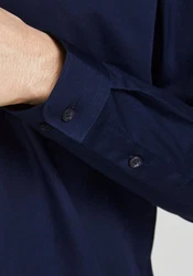 Jack & Jones Langarmhemd Dunkelblau