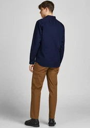 Jack & Jones Langarmhemd Dunkelblau