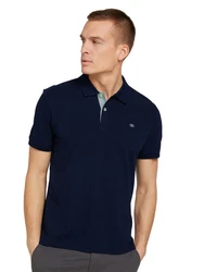 TOM TAILOR Poloshirt navy/wei