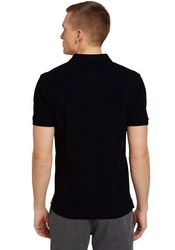 TOM TAILOR Poloshirt orange/schwarz/weiß