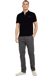 TOM TAILOR Poloshirt orange/schwarz/weiß