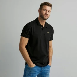 Poloshirt mit Logostickerei