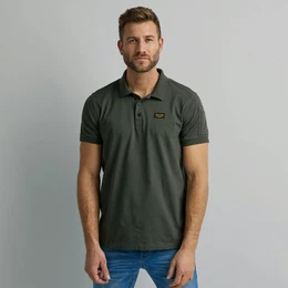 Poloshirt mit Logostickerei