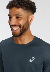Asics Laufshirt CORE LS TOP Dunkelblau/Dunkelgrau/Grau/Hellblau