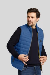 bugatti Steppweste Blau/Dunkelblau