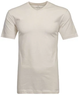 RAGMAN T-Shirt Khaki/Beige/Weiß/Braun