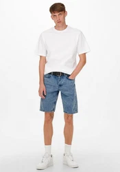 ONLY & SONS T-Shirt Fred Weiß/Grau
