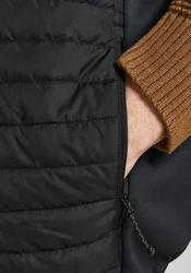Jack & Jones Plus Weste Schwarz/Braun/Rot