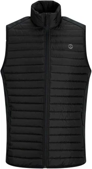 Jack & Jones Plus Weste Schwarz/Braun/Rot Jack & Jones Plus Weste Schwarz/Braun/Rot