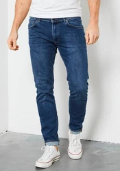Petrol Industries Slim-fit Jeans SEAHAM-CLASSIC Dunkelblau/Blau/Hellblau/Lila