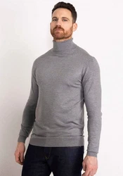 Petrol Industries Rollkragenpullover graumeliert