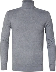 Petrol Industries Rollkragenpullover graumeliert