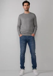 Petrol Industries Strickpullover Grau/Hellgrau/Dunkelgrau