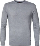 Petrol Industries Strickpullover Grau/Hellgrau/Dunkelgrau