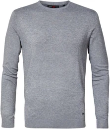 Strickpullover mit Rundhalsausschnitt