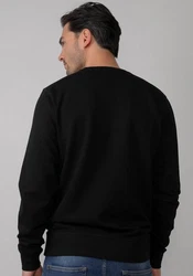 Petrol Industries Sweatshirt 'Essential' mit Rundhalsausschnitt Schwarz/Dunkelgrau