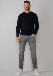 Petrol Industries Sweatshirt 'Essential' mit Rundhalsausschnitt Schwarz/Dunkelblau/Rot