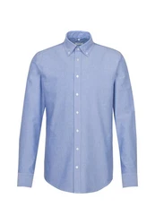 seidensticker Businesshemd Regular Langarm Button-Down-Kragen Uni 