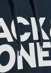 Jack & Jones Plus Sweatshirt JJEcorp Dunkelblau/Hellblau