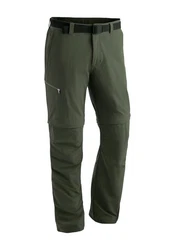 Maier Sports Funktionshose Tajo 2 He-Zip Off Hose Dunkelgrün/Grün/Khaki