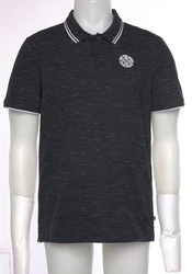 H.I.S Poloshirt kurzärmelig schmal geschnitten mit Polokragen Dunkelblau/Dunkelgrau/Schwarz/Grau