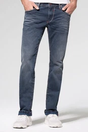 Regular-fit-Jeans Mnztasche mit Ziernaht