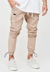 behype Cargohose YONAH Beige/Khaki