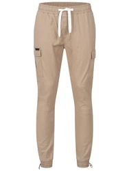 behype Cargohose YONAH Beige/Khaki