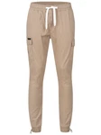 behype Cargohose YONAH Beige/Khaki