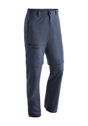 Maier Sports Funktionshose Latit Zip Dunkelblau/Grau/Blau