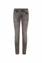 Slim-fit-Jeans CLE-VE mit Destroy-Effekte