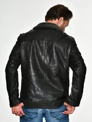 MUSTANG Lederjacke Walker FF Blau/Schwarz/Rot/Hellblau/Dunkelgrau/Grau/Dunkelgrün