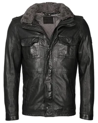 MUSTANG Lederjacke Walker FF Blau/Schwarz/Rot/Hellblau/Dunkelgrau/Grau/Dunkelgrün