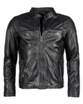 Maze Lederjacke Puckham Schwarz/Orange