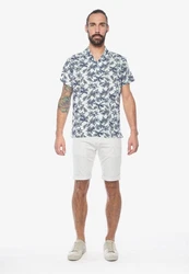 Le Temps Des Cerises Shorts BODO im 5-Pocket Design Weiß/Creme/Khaki/Grau/Beige