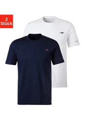 KangaROOS Kurzarmshirt T-Shirt (2er-Pack) mit KangaROOS Print auf der Brust 