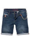 Bruno Banani Jeansshorts Dunkelblau/Hellblau/Blau