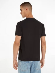 Calvin Klein T-Shirt Micro Logo Schwarz/Rot