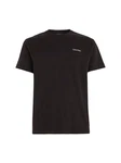 Calvin Klein T-Shirt Micro Logo Schwarz/Rot