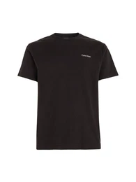 T-Shirt Micro Logo aus dickem Winterjersey, mit Logoprint