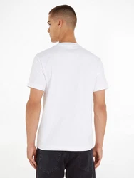Calvin Klein T-Shirt Micro Logo Weiß/Creme
