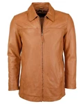 JCC Lederjacke Saros Braun/Beige/Orange