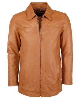 JCC Lederjacke Saros Braun/Beige/Orange