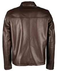 JCC Lederjacke Luca Dunkelgrün/Dunkelbraun/Grau/Braun