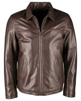 JCC Lederjacke Luca Dunkelgrün/Dunkelbraun/Grau/Braun