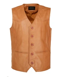 JCC Lederweste Pramo Beige/Braun/Orange/Rot