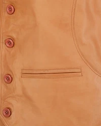 JCC Lederweste Pramo Beige/Braun/Orange/Rot